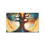 Tree Cosmic Spiritual Meditation Sticker Rectangular (10 pack)