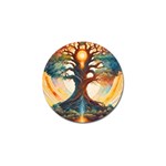 Tree Cosmic Spiritual Meditation Golf Ball Marker (10 pack)