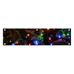 Christmas Lights Banner and Sign 4  x 1 