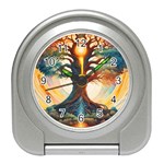 Tree Cosmic Spiritual Meditation Travel Alarm Clock