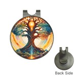 Tree Cosmic Spiritual Meditation Hat Clips with Golf Markers