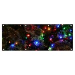 Christmas Lights Banner and Sign 8  x 3 