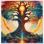 Tree Cosmic Spiritual Meditation Canvas 20  x 20 