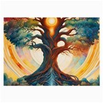 Tree Cosmic Spiritual Meditation Large Glasses Cloth (2 Sides)