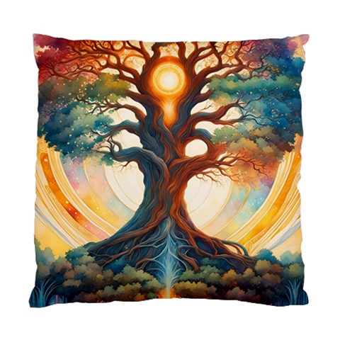 Tree Cosmic Spiritual Meditation Standard Cushion Case (One Side) from ArtsNow.com Front