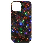 Christmas Lights iPhone 14 Black UV Print Case