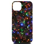 Christmas Lights iPhone 14 Plus Black UV Print Case