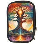 Tree Cosmic Spiritual Meditation Compact Camera Leather Case