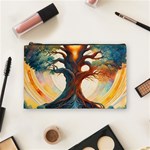 Tree Cosmic Spiritual Meditation Cosmetic Bag (Medium)