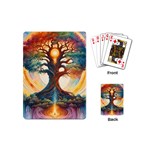Tree Cosmic Spiritual Meditation Playing Cards Single Design (Mini)