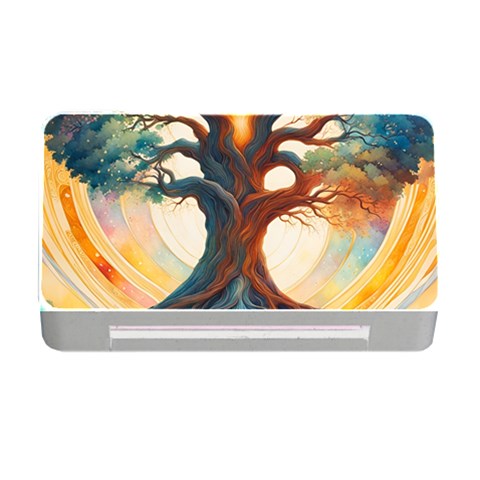 Tree Cosmic Spiritual Meditation Memory Card Reader with CF from ArtsNow.com Front