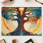 Tree Cosmic Spiritual Meditation Cosmetic Bag (XXXL)