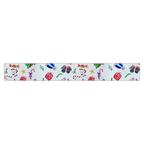 New Year Christmas Winter Pattern Make Up Case (Small) from ArtsNow.com Zipper Tape Front