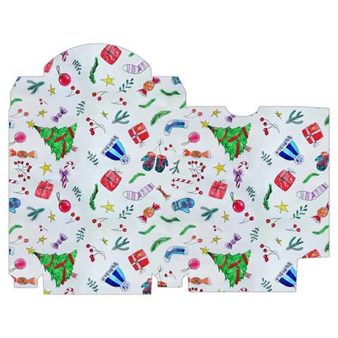 New Year Christmas Winter Pattern Playing Cards Single Design (Rectangle) with Custom Box from ArtsNow.com Poker Box