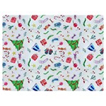 New Year Christmas Winter Pattern Premium Plush Fleece Blanket (Extra Small)