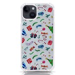 New Year Christmas Winter Pattern iPhone 14 TPU UV Print Case