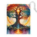 Tree Cosmic Spiritual Meditation Drawstring Pouch (4XL)