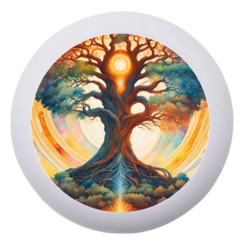 Tree Cosmic Spiritual Meditation Dento Box with Mirror from ArtsNow.com Front