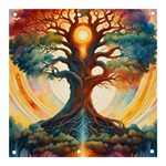 Tree Cosmic Spiritual Meditation Banner and Sign 3  x 3 