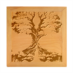 Tree Cosmic Spiritual Meditation Wood Photo Frame Cube