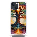 Tree Cosmic Spiritual Meditation iPhone 13 mini TPU UV Print Case