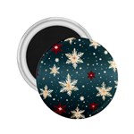 Snowflakes Winter Snow 2.25  Magnets