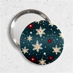 Snowflakes Winter Snow 2.25  Handbag Mirrors