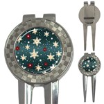 Snowflakes Winter Snow 3-in-1 Golf Divots
