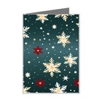 Snowflakes Winter Snow Mini Greeting Card
