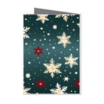 Snowflakes Winter Snow Mini Greeting Cards (Pkg of 8)