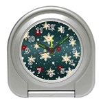 Snowflakes Winter Snow Travel Alarm Clock
