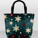 Snowflakes Winter Snow Bucket Bag