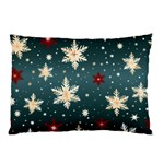 Snowflakes Winter Snow Pillow Case