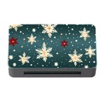 Snowflakes Winter Snow Memory Card Reader with CF
