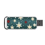 Snowflakes Winter Snow Portable USB Flash (Two Sides)