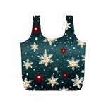 Snowflakes Winter Snow Full Print Recycle Bag (S)