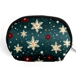 Snowflakes Winter Snow Accessory Pouch (Medium)