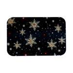 Snowflakes Winter Snow Open Lid Metal Box (Silver)  