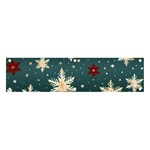 Snowflakes Winter Snow Banner and Sign 4  x 1 