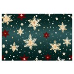 Snowflakes Winter Snow Banner and Sign 6  x 4 