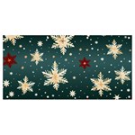 Snowflakes Winter Snow Banner and Sign 8  x 4 