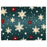 Snowflakes Winter Snow Premium Plush Fleece Blanket (Extra Small)