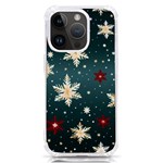 Snowflakes Winter Snow iPhone 14 Pro TPU UV Print Case