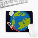 Spaceship Design Small Mousepad