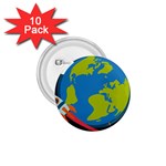 Spaceship Design 1.75  Buttons (10 pack)