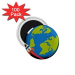 Spaceship Design 1.75  Magnets (100 pack) 