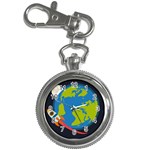 Spaceship Design Key Chain Watches