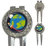 Spaceship Design 3-in-1 Golf Divots