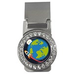 Spaceship Design Money Clips (CZ) 