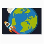 Spaceship Design Postcard 4 x 6  (Pkg of 10)